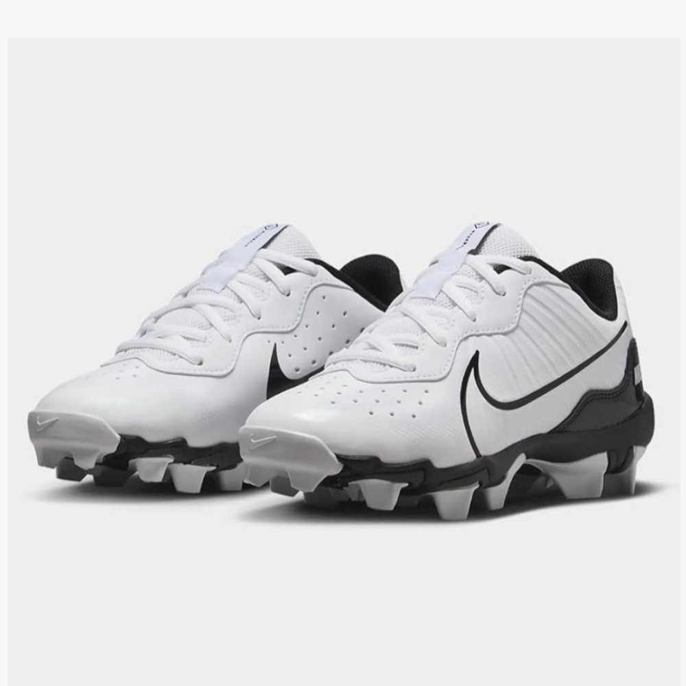 Nike White Black Anthracite Baseball Cleats